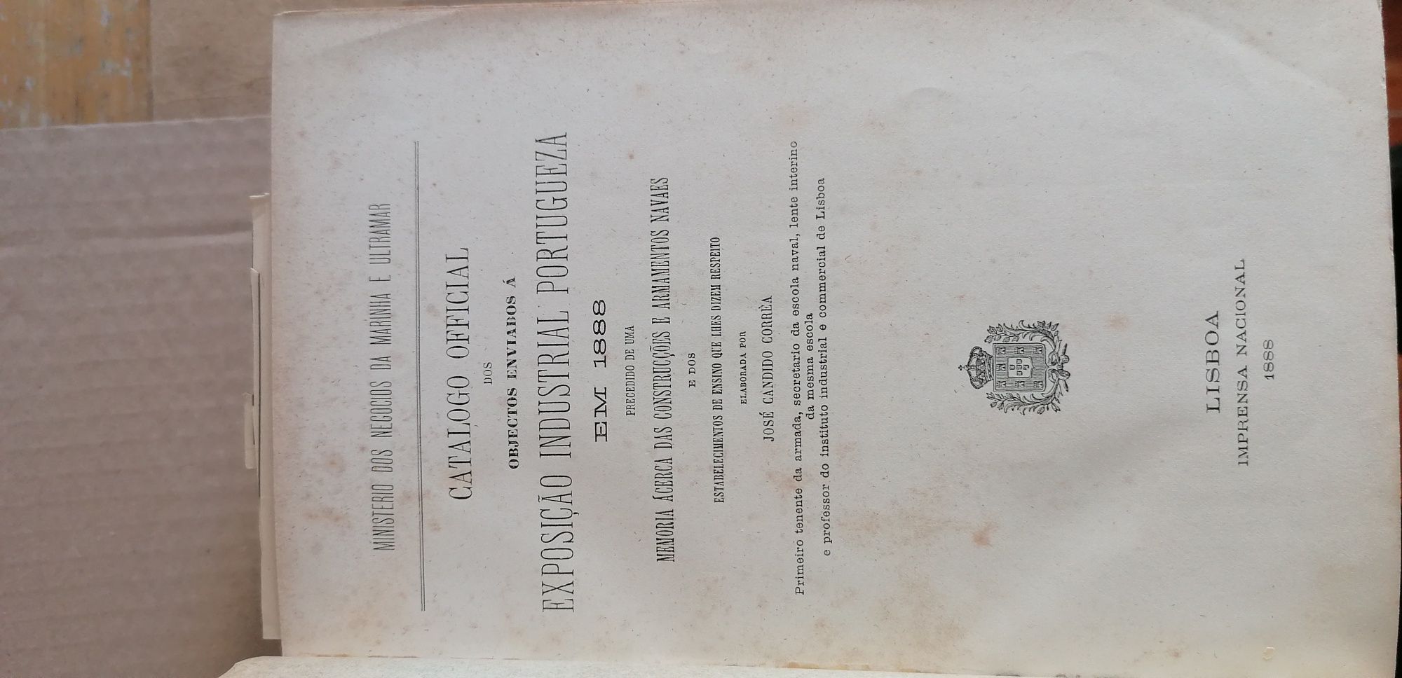 Catálogo Exposição Industrial Portuguesa 1888