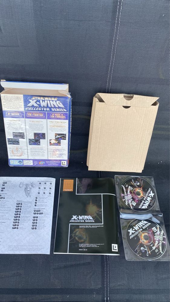 X-wings star wars gra PC box collector series