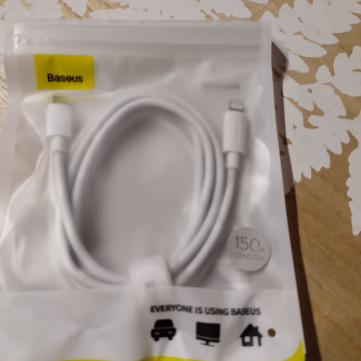 Kabel C typu lightning 1, 5 m nowy