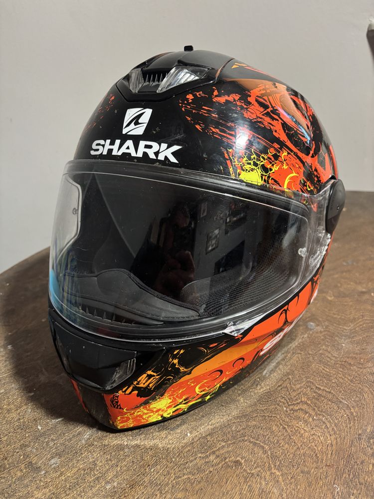 Kask motocyklowy SHARK SKWAL 2 LED Kurtka RST damska rękawice rst