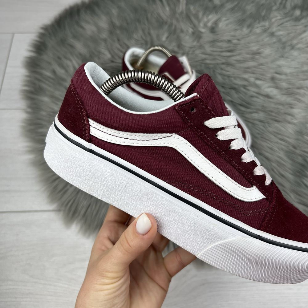 кеди на високій підошві Vans Old Skool platform розмір 36,5