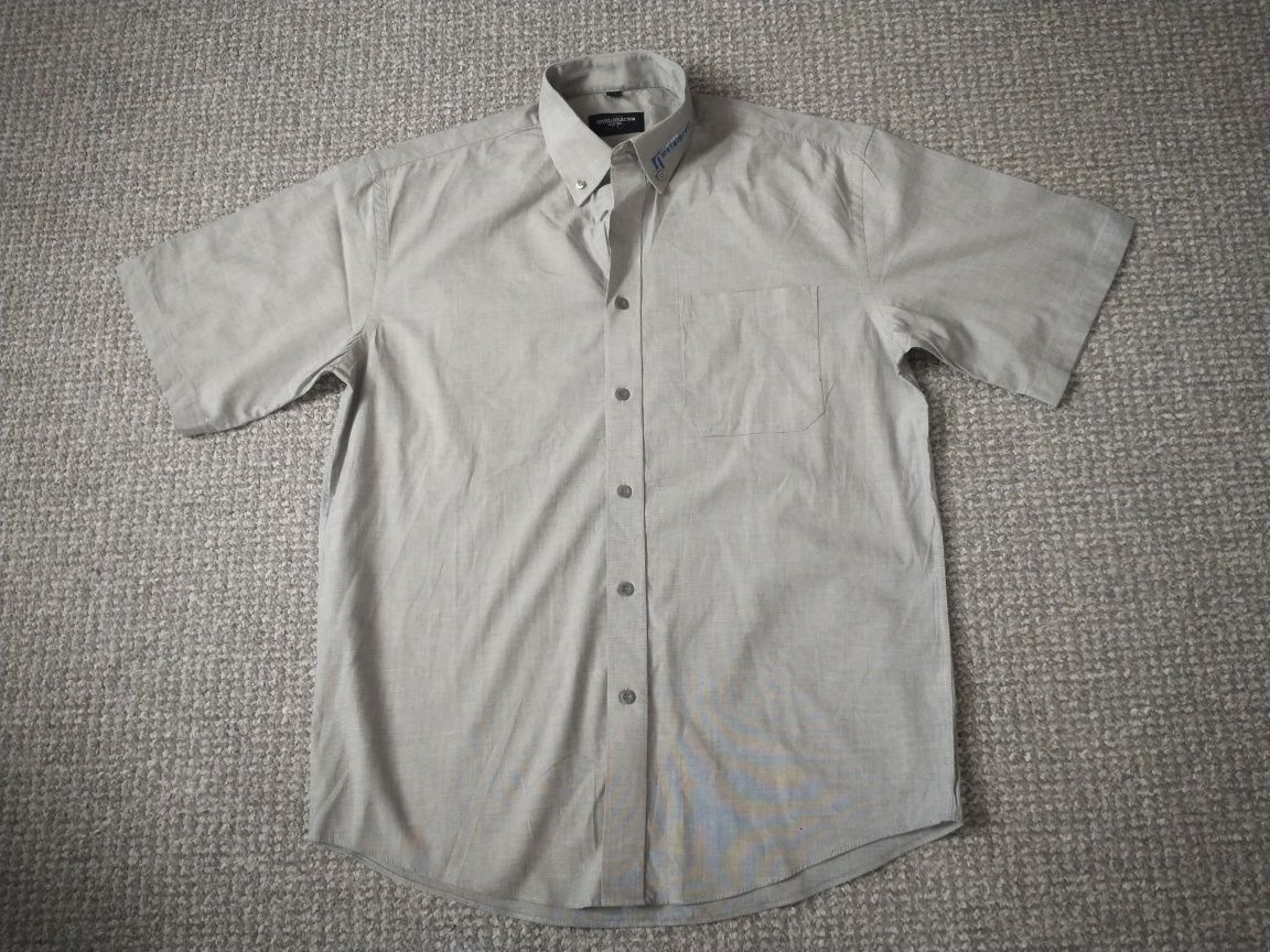 Koszula z krótkim rękawem męska Russell Collection M/L 39-40
