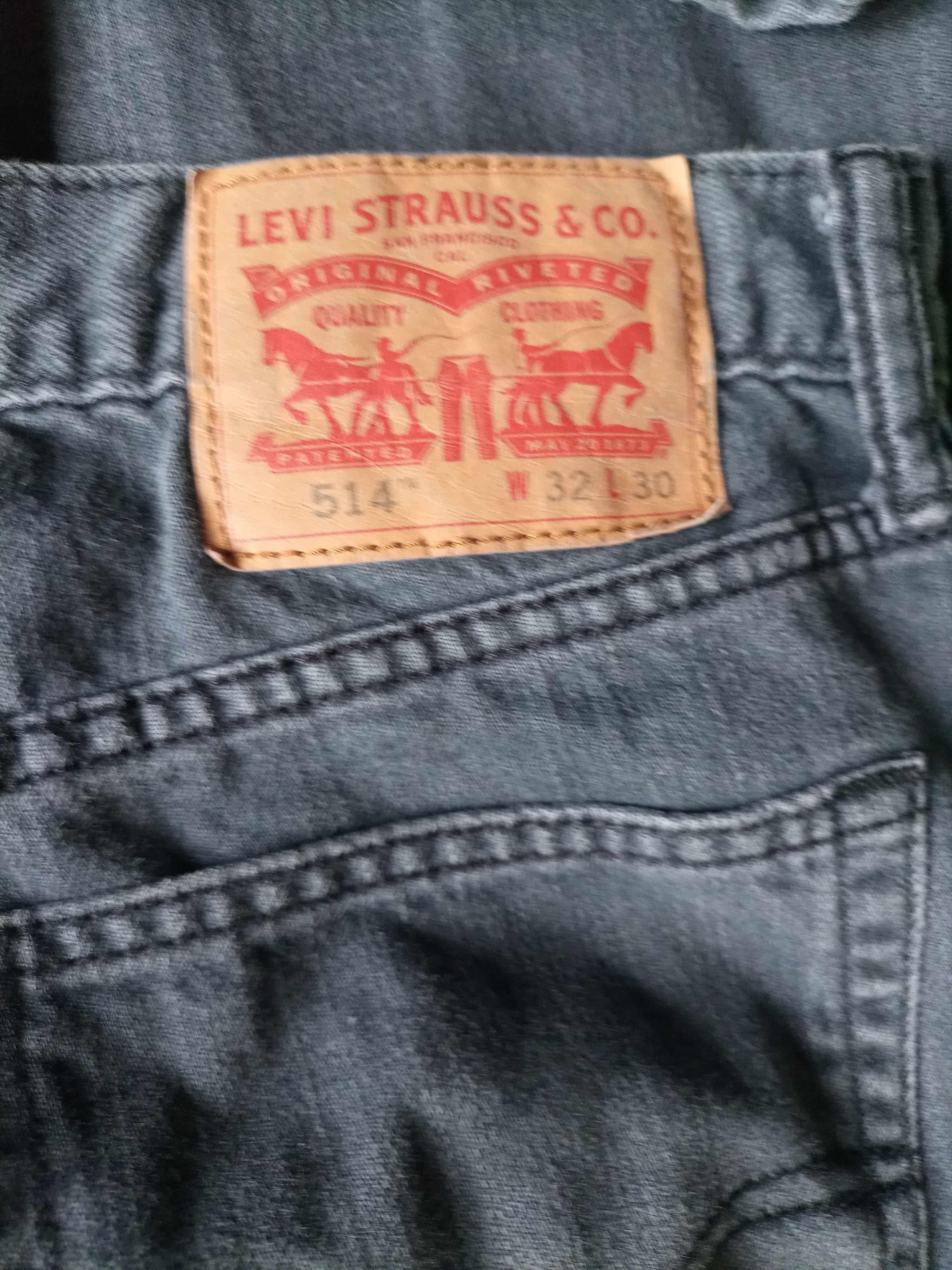 Levi Strauss 514 spodnie jeansowe W32 L30