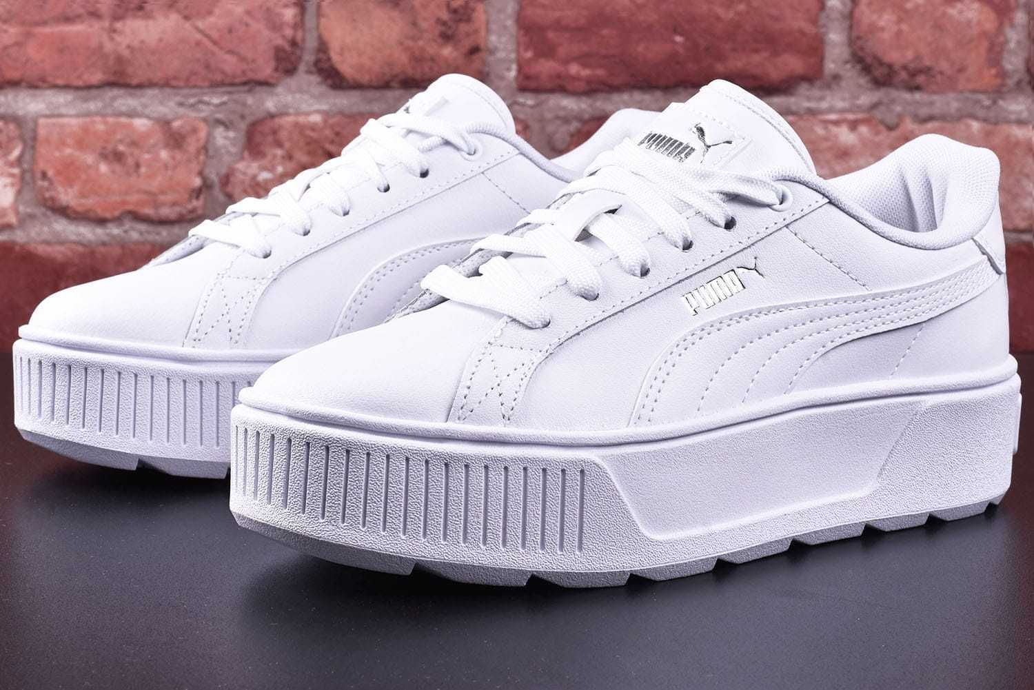 Buty Sneakersy Damskie Puma Karmen L JR platforma białe r.36 wys.24h