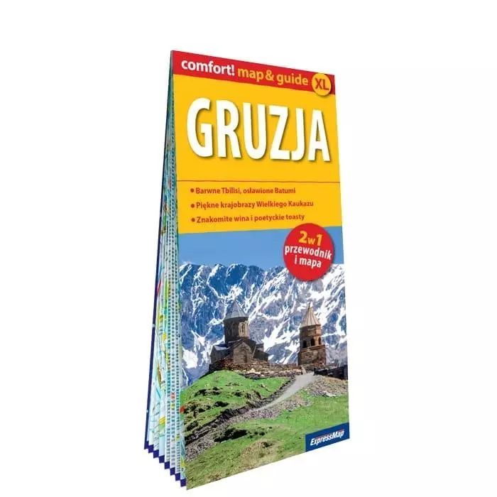 Comfort!Map&Guide Xl Gruzja 2W1 Lam W.2023 Praca Zbiorowa Nowa