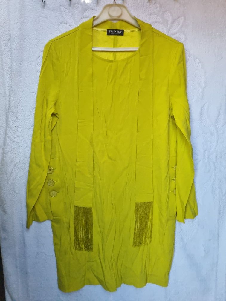 Vestido amarelo Twin Set n°42  VT 1512