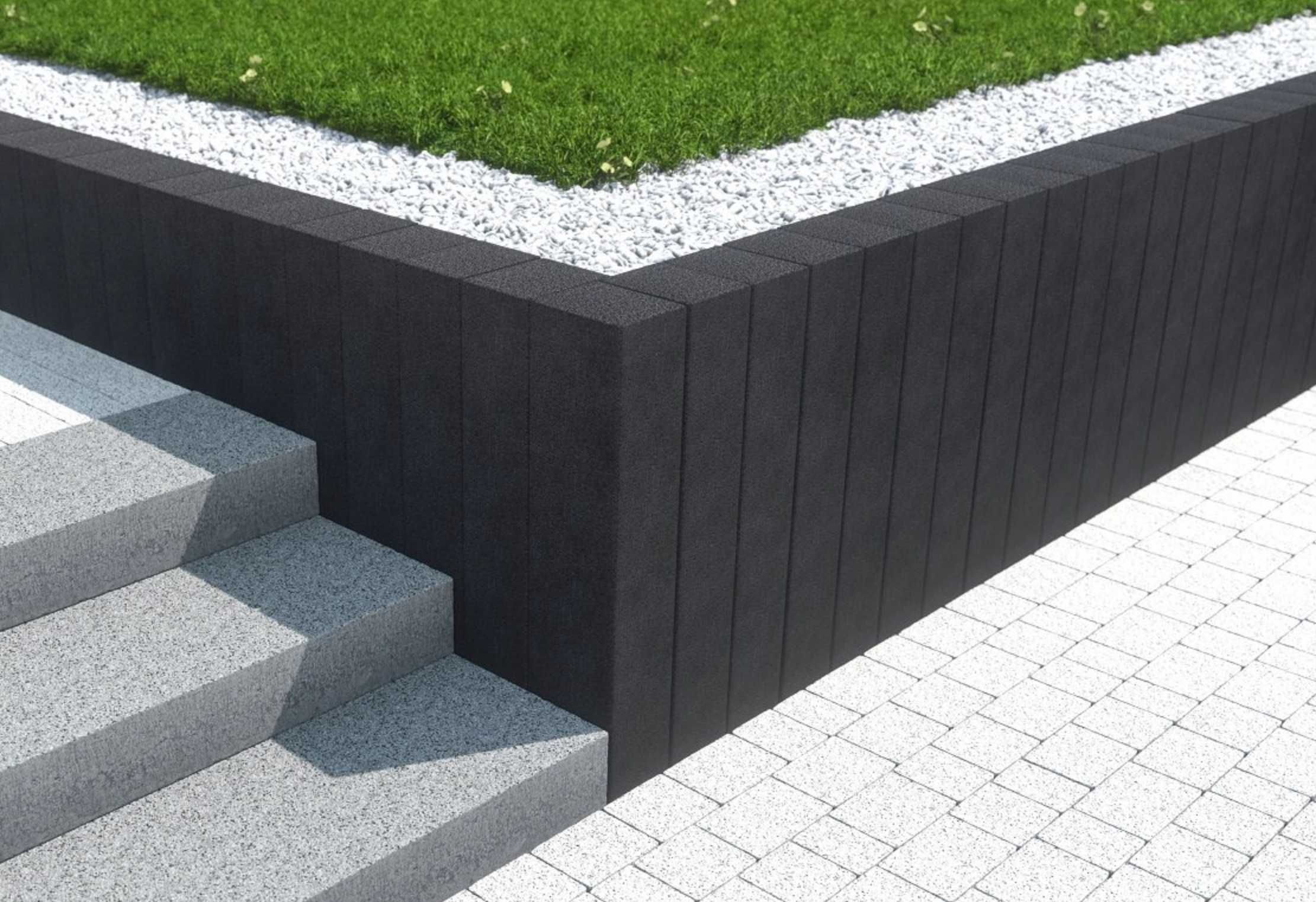 Obrzeże PALISADA ogrodowa Krawężnik od 20 - 120 cm łupane ozdobne mur