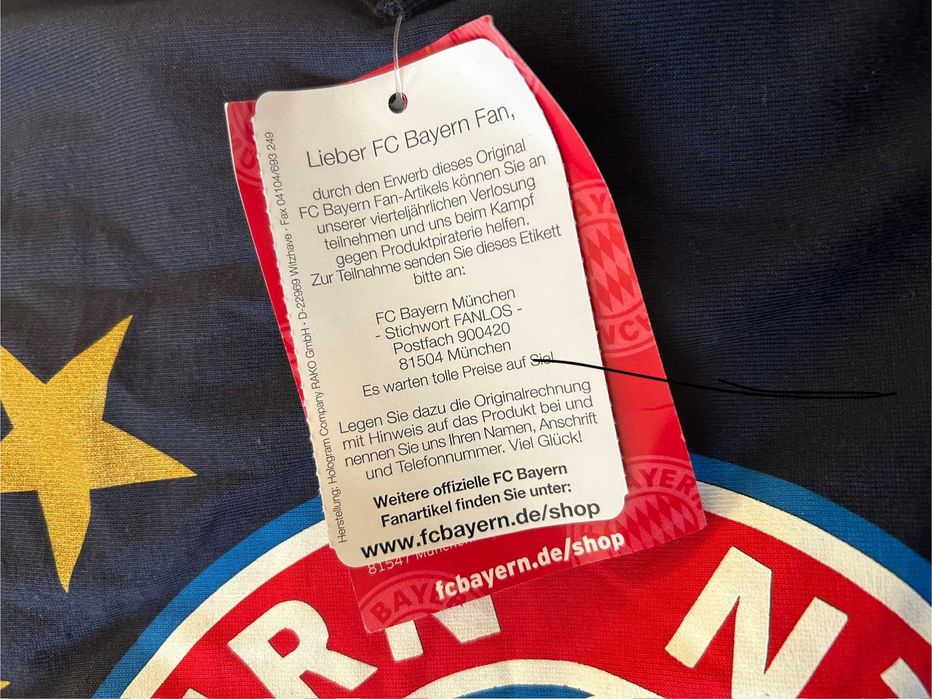 T - Shirt - BAYERN MONACHIUM FC - M - NOWY z metkami - UNIKAT