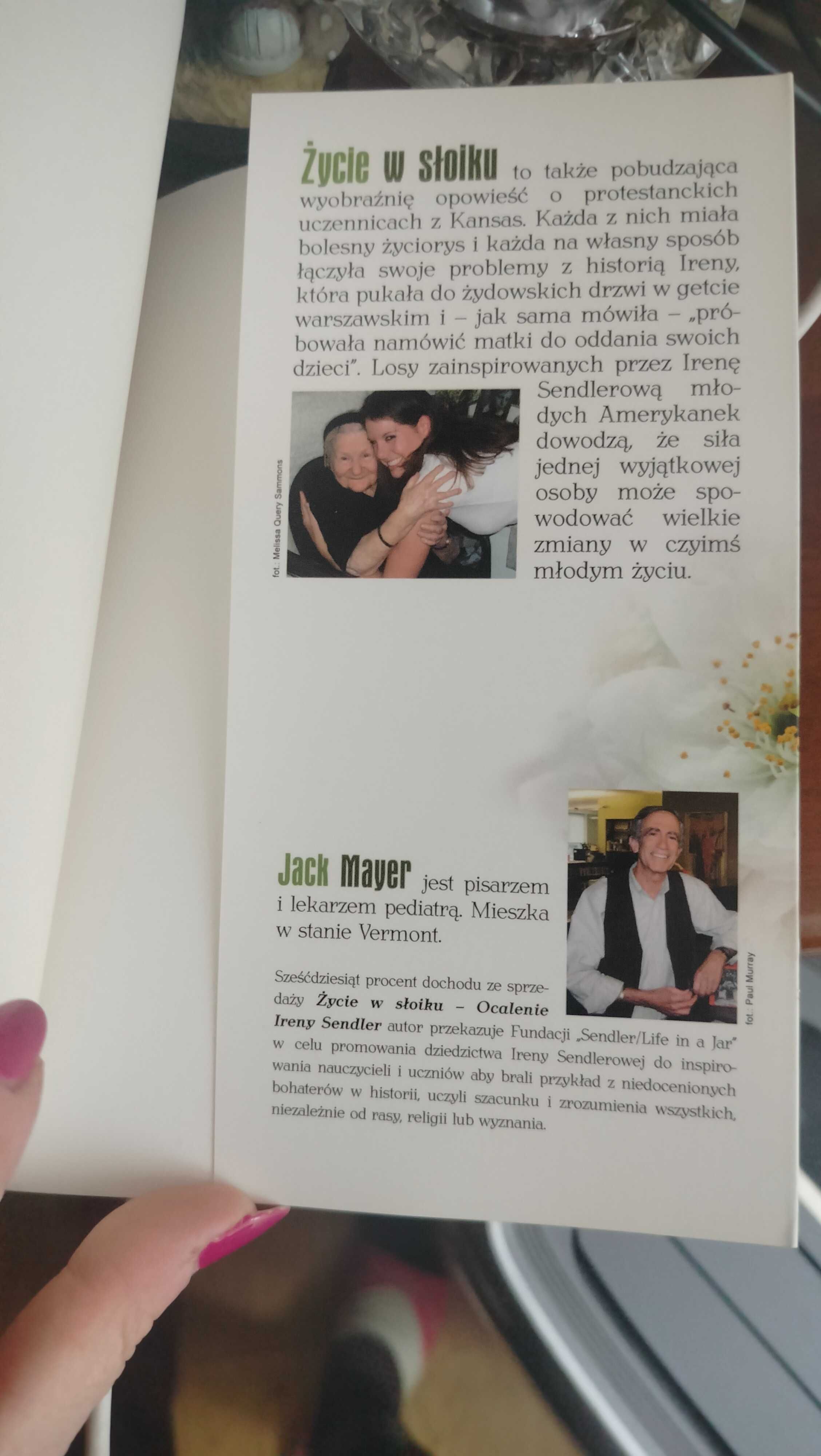 "Życie w słoiku" Ocalenie Ireny Sendler książka