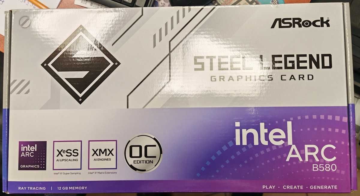 ASRock Arc B580 Steel Legend OC 12GB GDDR6