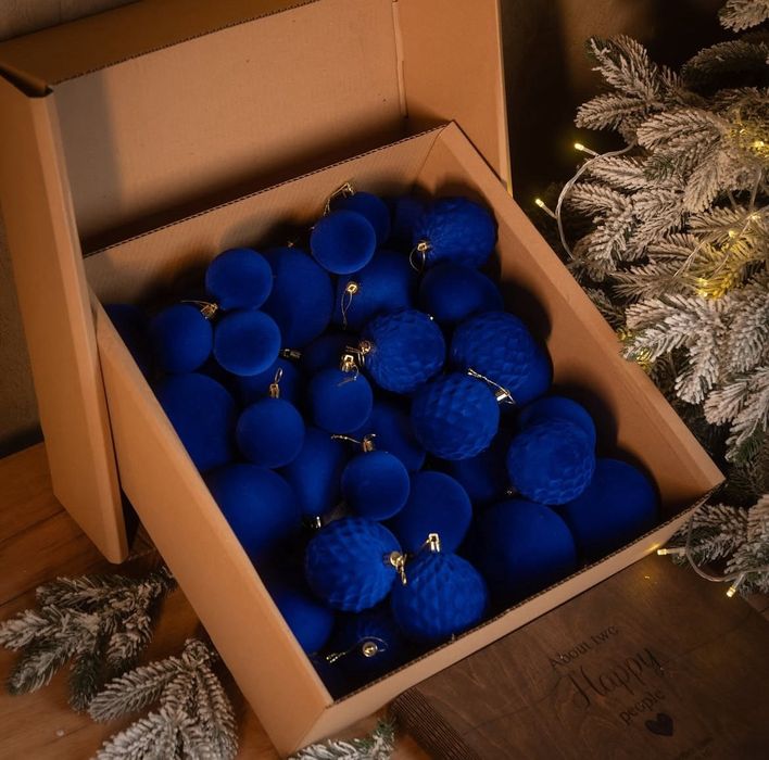 Новорічні прикраси кульки