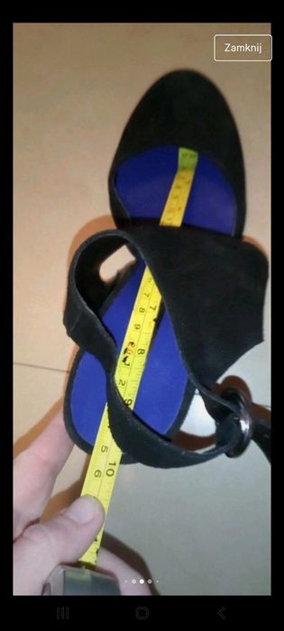 Sandały skòrzane z zakrytymi palcami/39