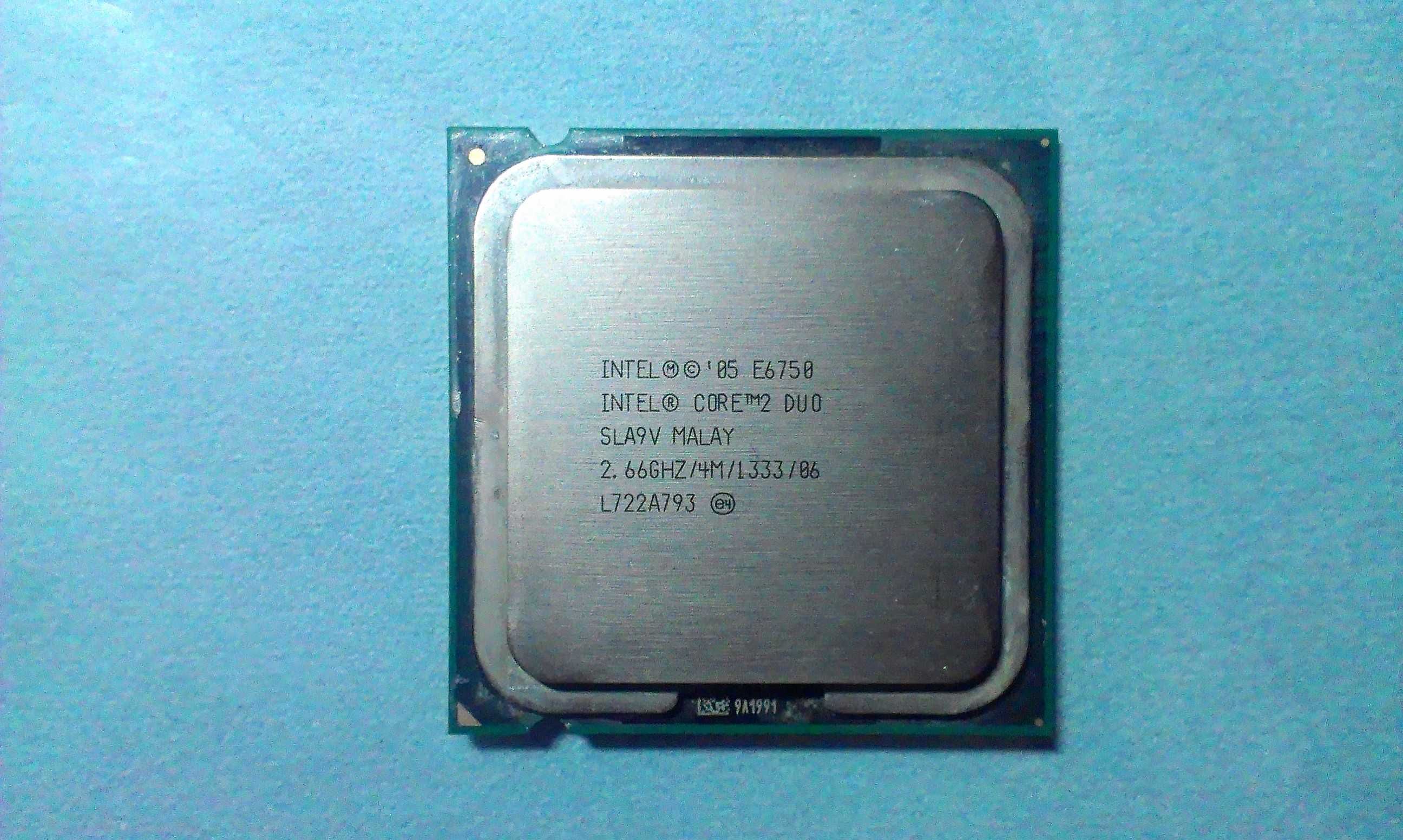 Процесcор INTEL E6750 CORE 2 DUO 2.66GHz/4M/1333 (SLA9V) s775, Tray