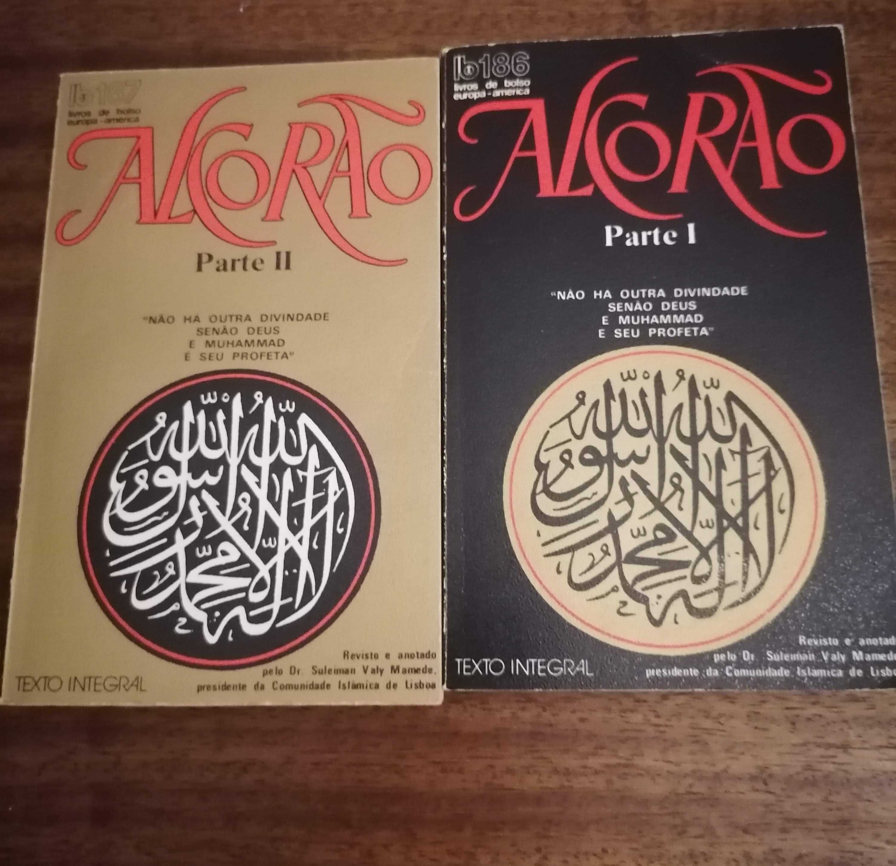 Livros "Alcorão" em duas partes