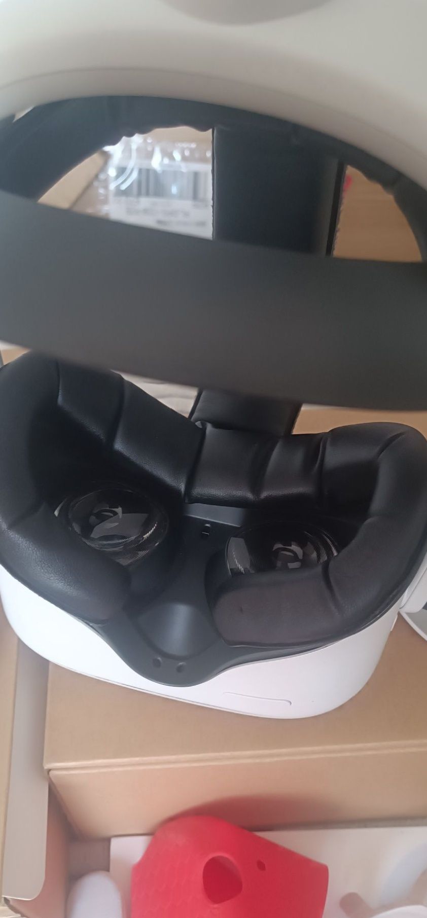 Oculus Quest 2+link+ pasek kiwi+Elite Strap z baterią+akcesoria