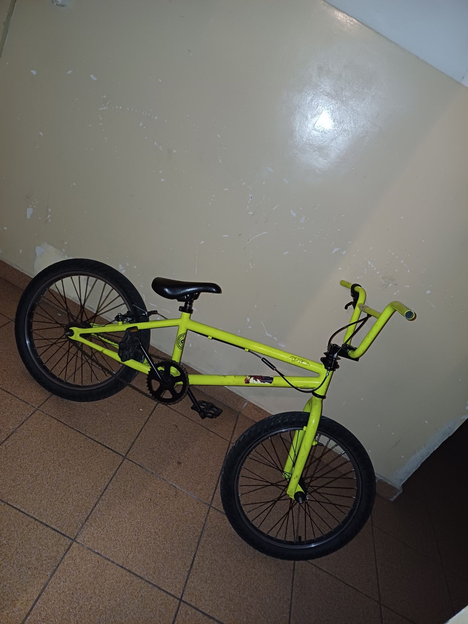 Bmx wyczynowy beż rączek