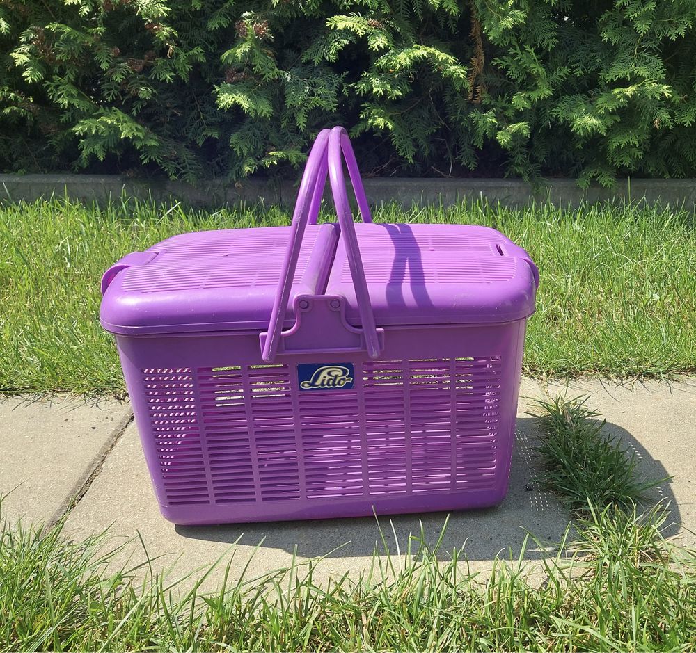 Koszyk na zakupy kosz zakupowy fioletowy