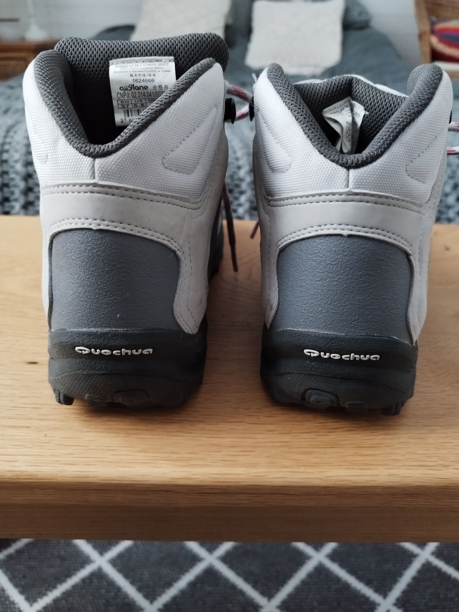 Buty Quechua szare rozmiar 37