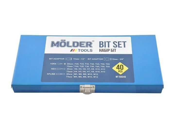 Професійний набір зірок і шестигранників Molder CR-V 40шт MT68040