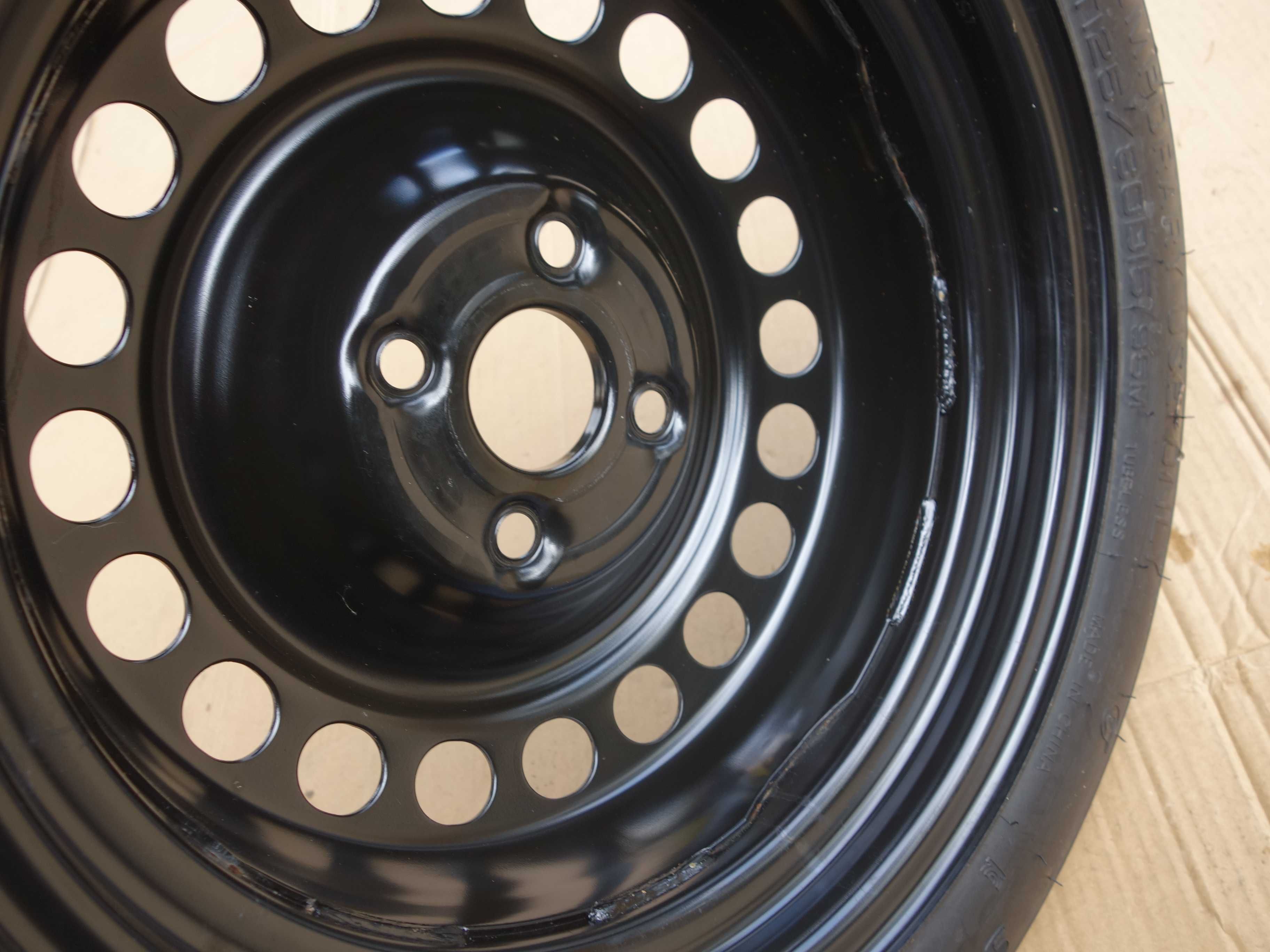 Koło Zapasowe Dojazdowe HYUNDAI I20 I10 KIA RIO  MAZDA 2 15'' 4X100
