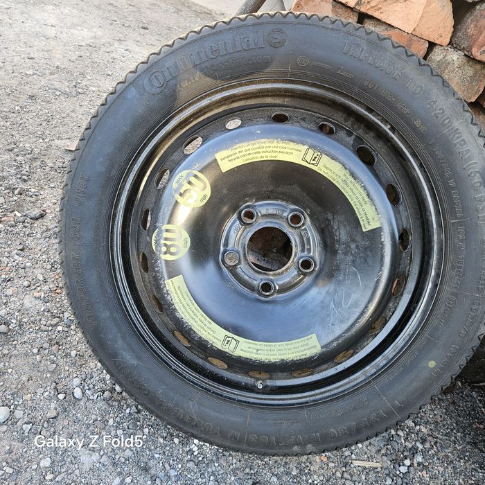 Koło dojazdowe 135/80/17 Dacia Nissan Renault 5x114,3 ET36