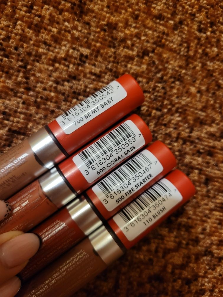 Rimmel Lasting Mega Matte pomadki nowe