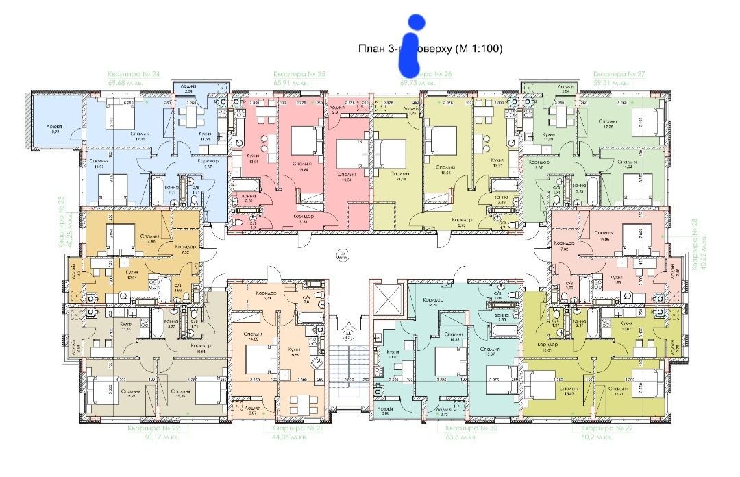 Продаж 2 кімнатна квартира 69 м.кв. новобуд Дубляни власник.