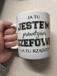 Kubek ja tu jestem prawdziwa szefowa i ja tu rządzę