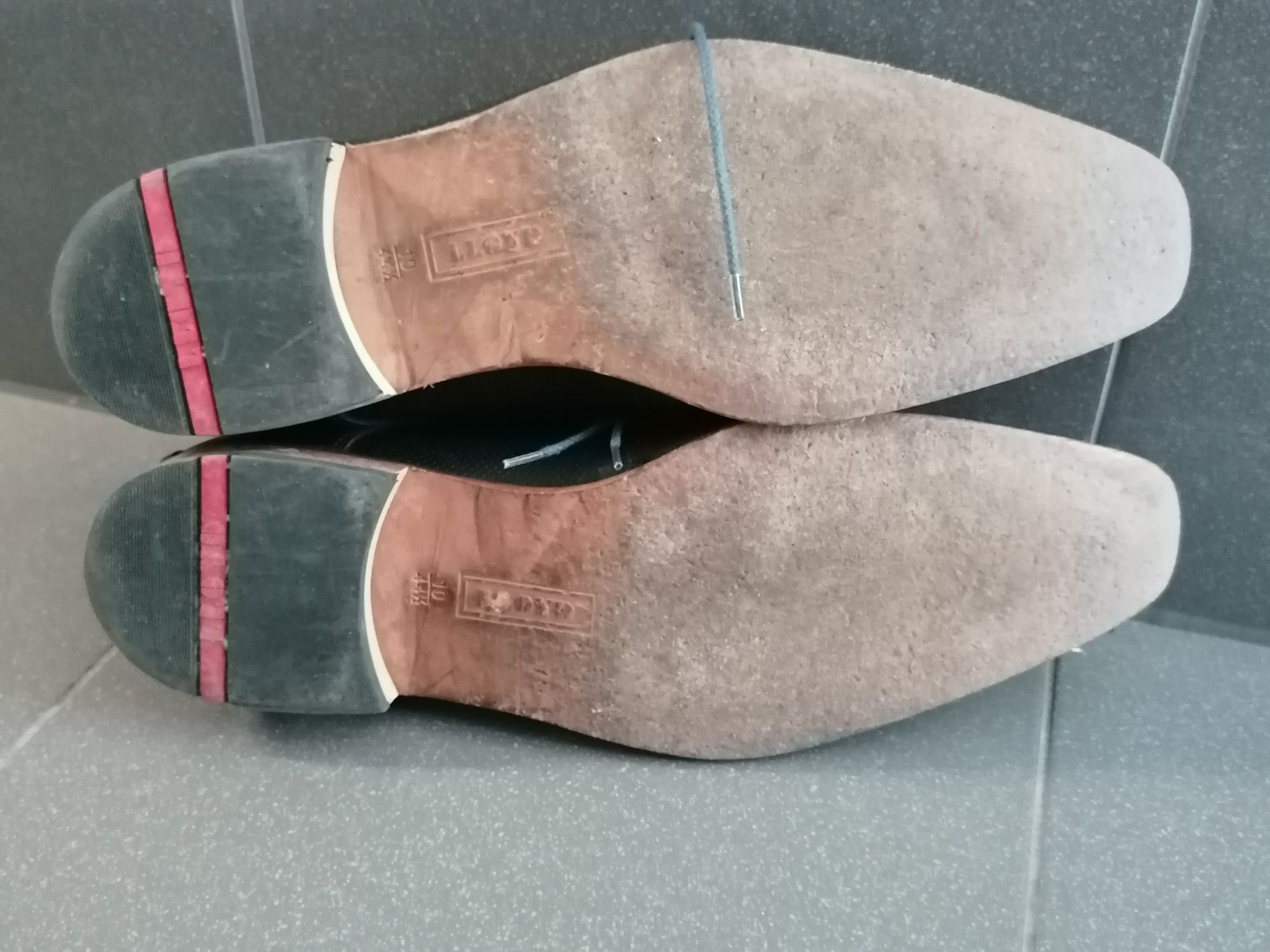 Pantofle półbuty męskie skórzane LLOYD 44,5 rozm.