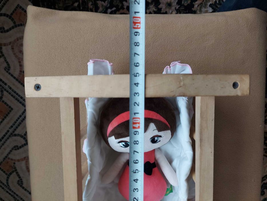 Ліжко-колискова для ляльки, дерев'яне добротне