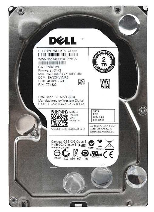 Disco Western Digital 3.5" SATA 2TB (ELEVADO DESEMPENHO)