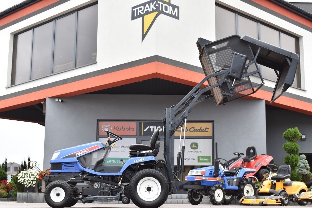 Kosiarka traktorek ISEKI SXG 22 diesel, górny wysyp kosza 22 KM, mocna