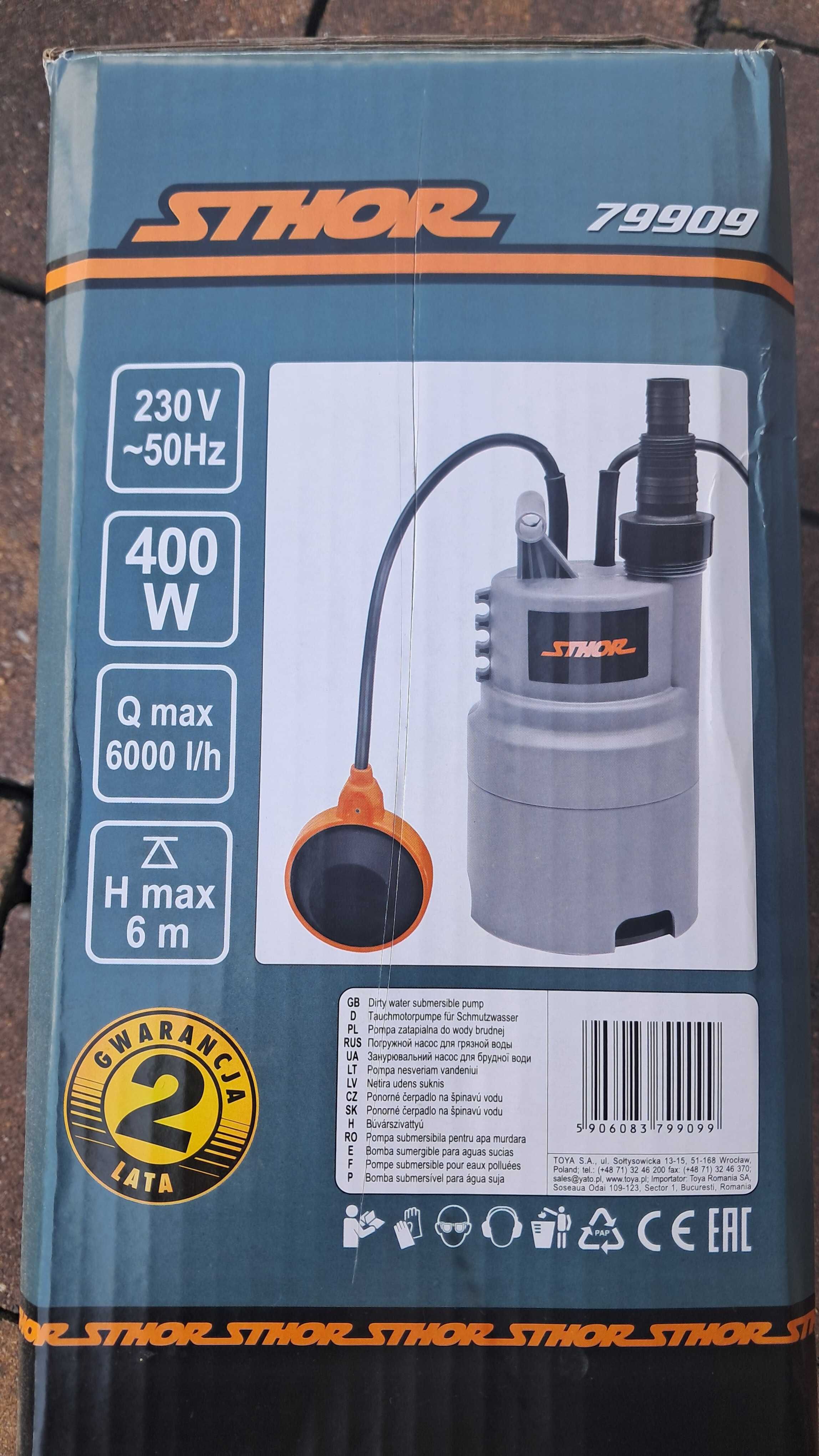 Pompa ogrodowa Power Up STHOR 400W model 7 9 9 0 9