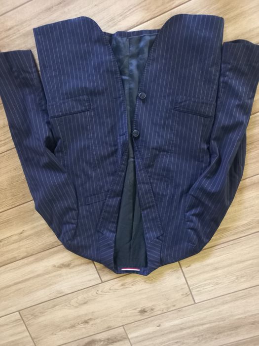 Super marynarka męska-dzianina-TOMMY HILFIGER-L-paski