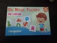 Os meus puzzles As letras