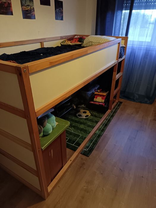 Cama solteiro kura ikea