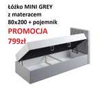 TANIO - Łóżko MINI GREY | Różne  Rozmiary