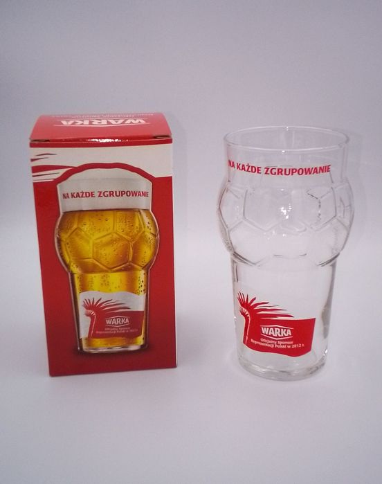 Szklanka pokal na piwo Warka Na każde zgrupowanie 2012r.
