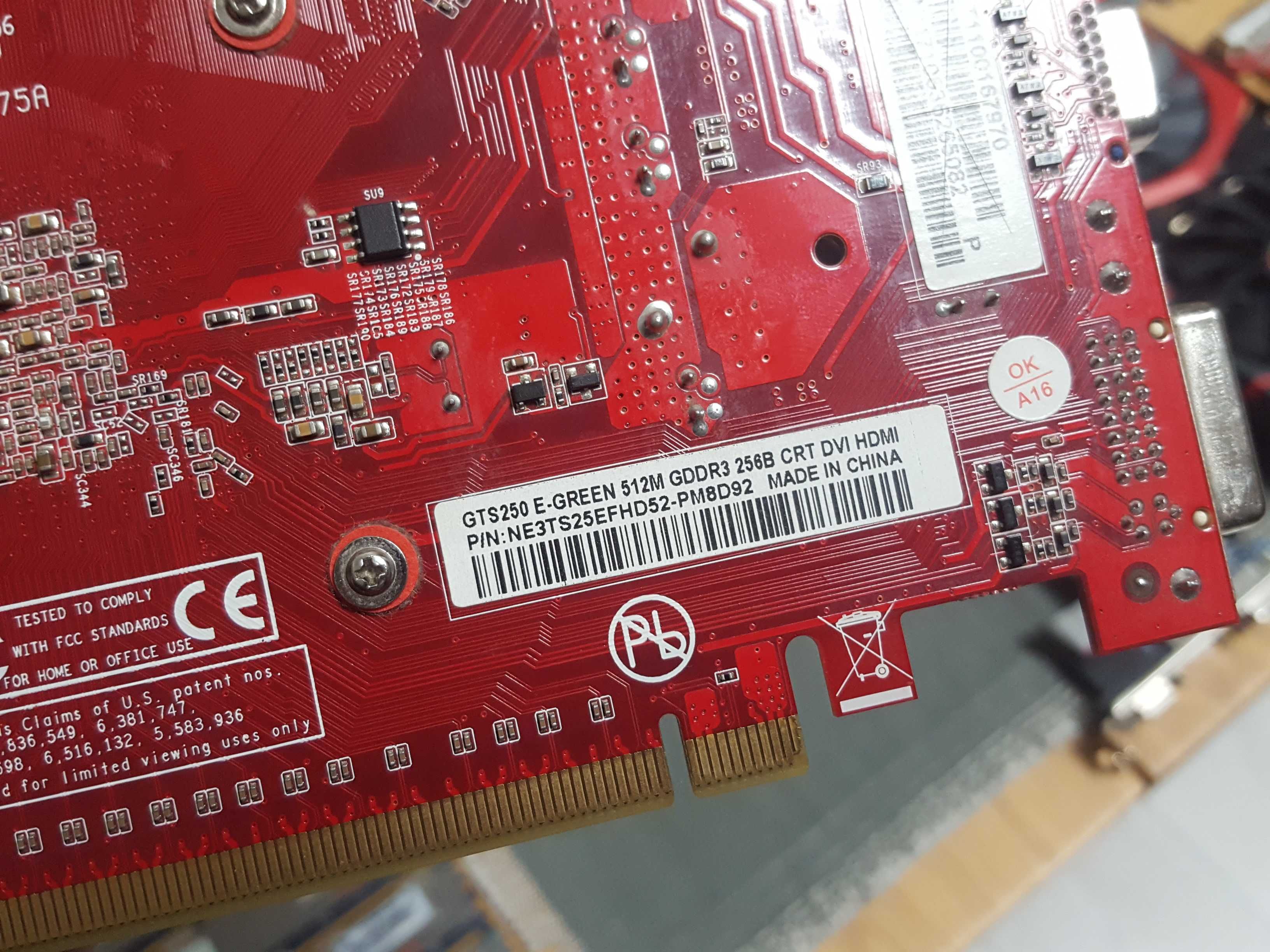 Karta Palit GeForce GTS250 512MB E-Green DDR3 256bit DVI/HDMI PCI- E