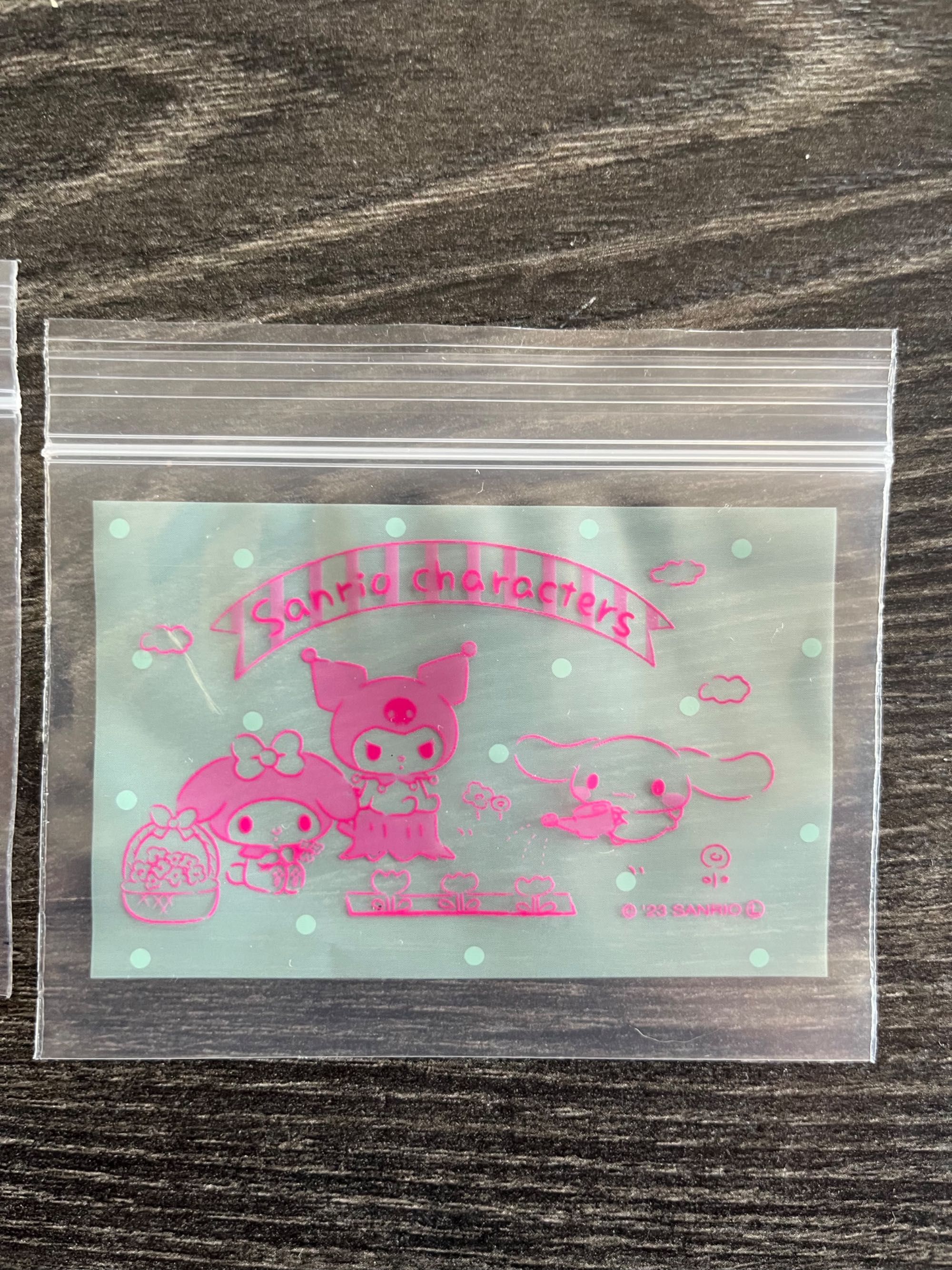 My Melody Kuromi Cinnamoroll Little Twin Stars zip bag Hello Kitty