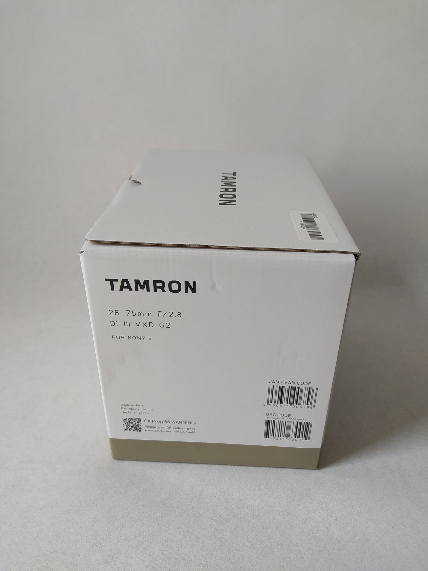 Об'єктив Tamron 28-75mm f/2.8 Di III VXD G2 (Sony E)