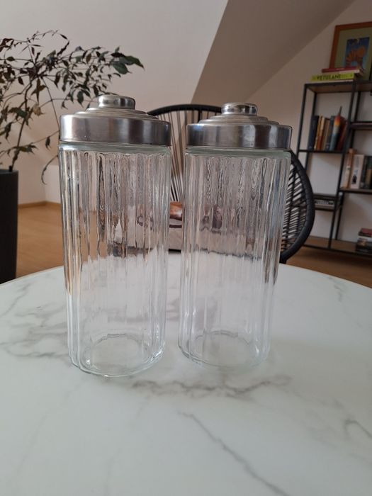 Szklane hand made słoje na żywność