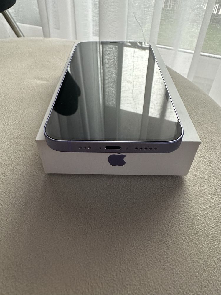 iPhone 12 fioletowy w idealnym stanie
