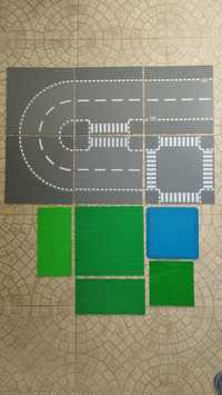 Lego -Várias Placas /Bases /Blocos de Construção VERDE Relva, ESTRADA