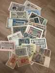 Banknoty różne okolo 140 szt