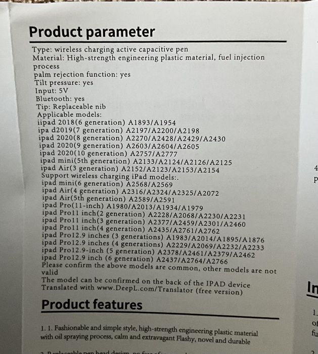 Apple Pencil 2 Wireless Charging