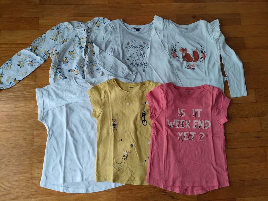 Lote de roupa de criança #45 (menina, 4-5 anos, pri/ver)