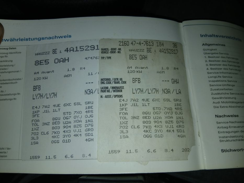 Aubi a4 b6 1.8t+lpg awant automat