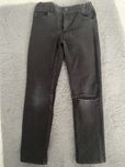 chlopiece czarne spodnie jeansy z dziurami 130/159 H&M