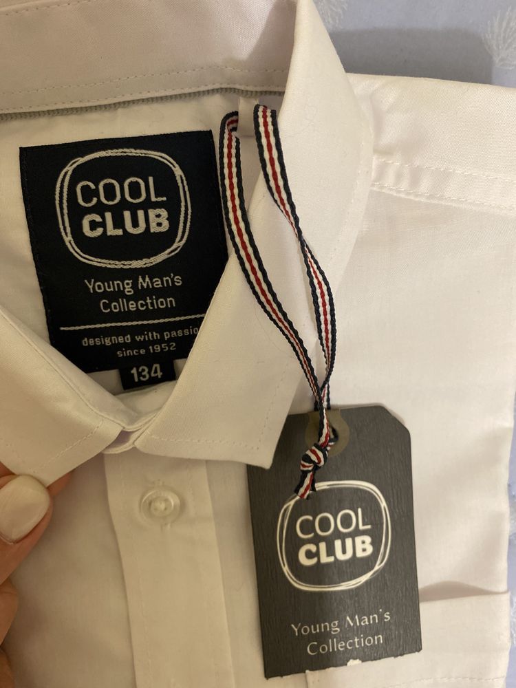 Дві сорочки Cool club 128 і 134нова